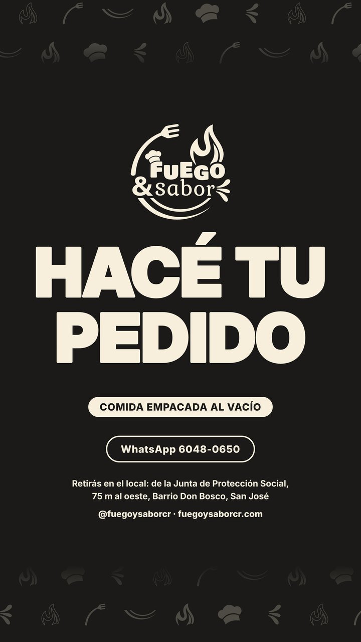 Menú al vacío Fuego & Sabor, página 10: Hacé tu pedido